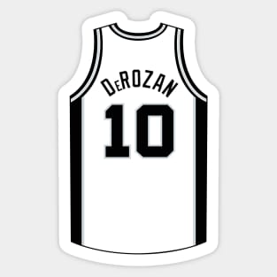 Demar Derozan San Antonio Jersey Qiangy Sticker